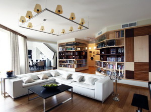 modern 2 level apartment interior design